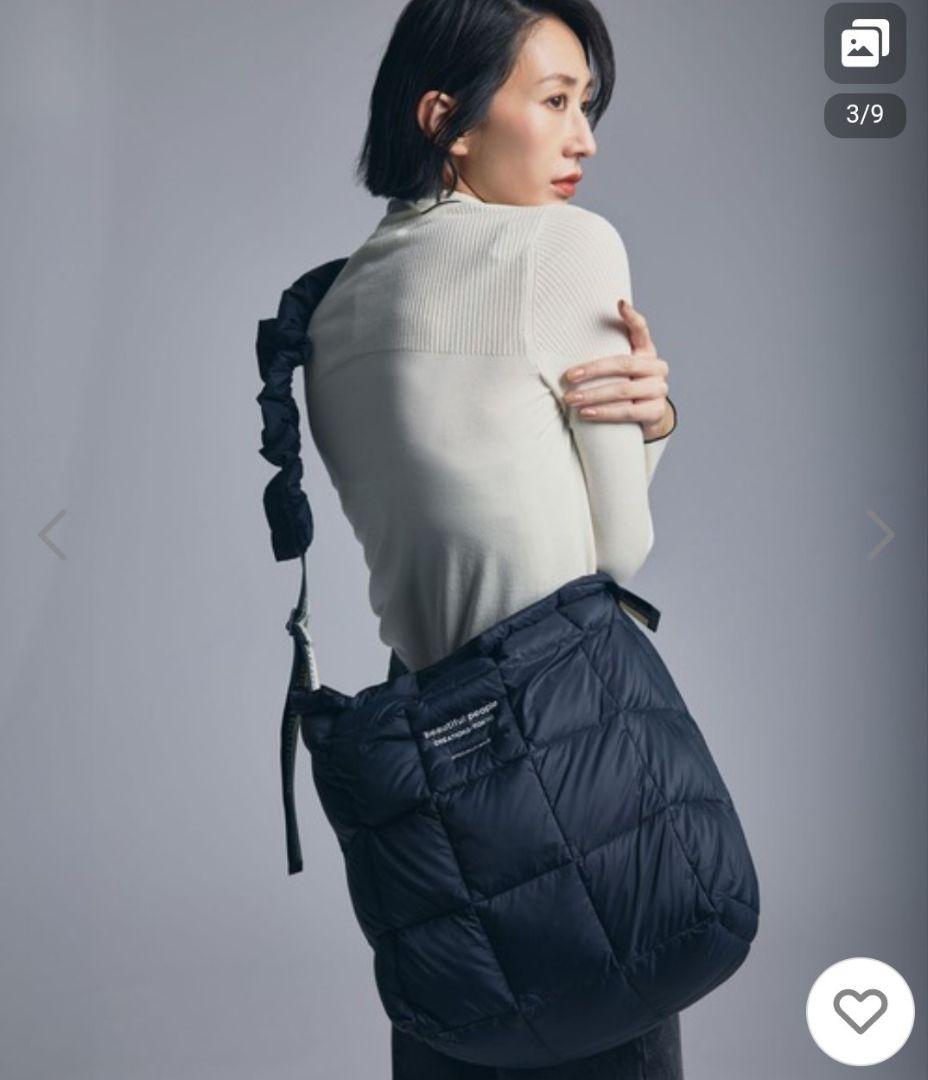 美品★beautiful people ‪× TAION ショルダーバッグ 黒