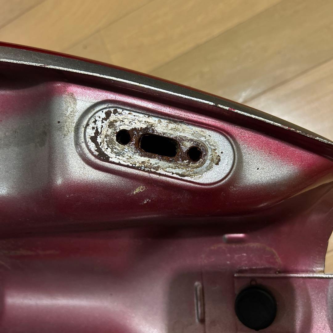 Estrella エストレヤ　バイクタンク レッド/シルバー　キャブ車