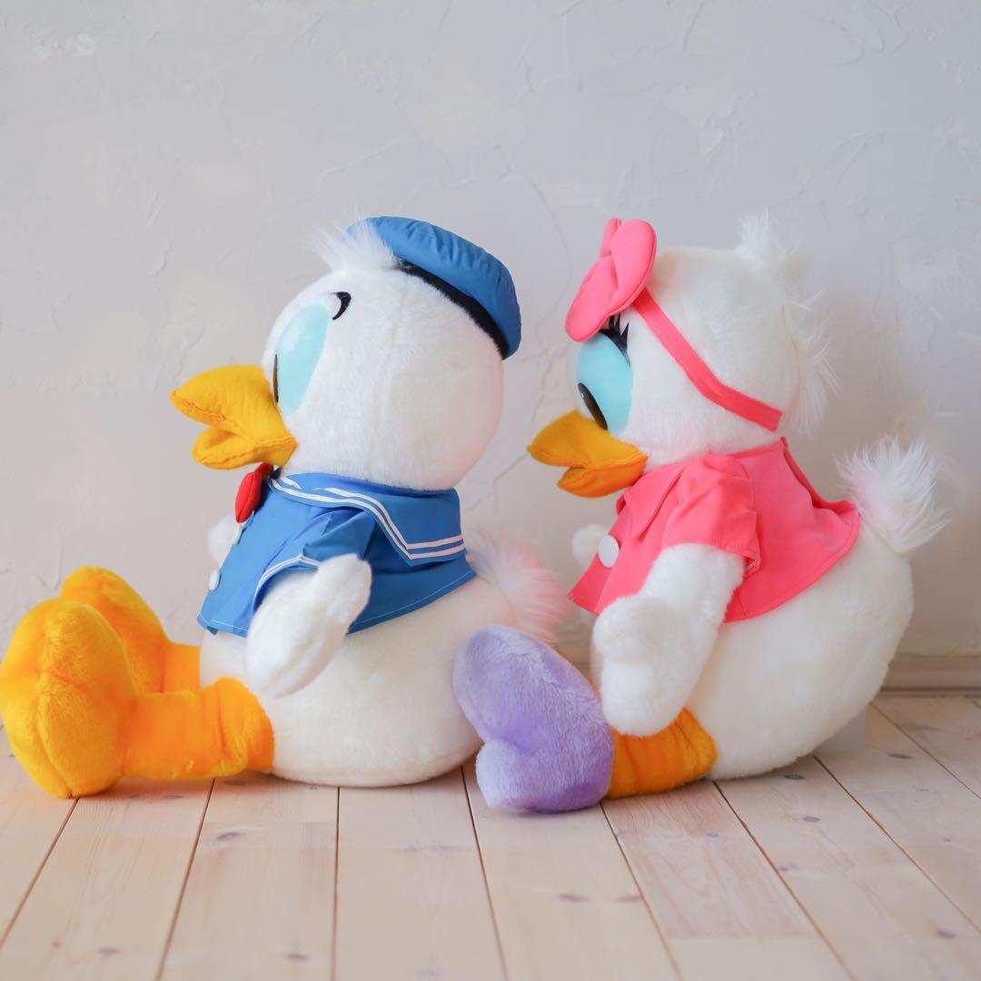 特大 ドナルドダックとデイジーダック ぬいぐるみセット
