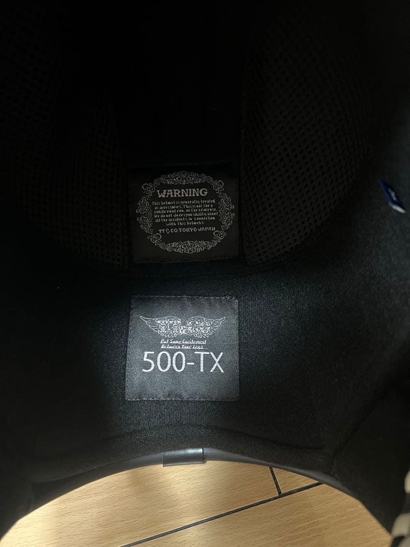 tt&co. 500TX 本革Wストラップ マットブラック XXL