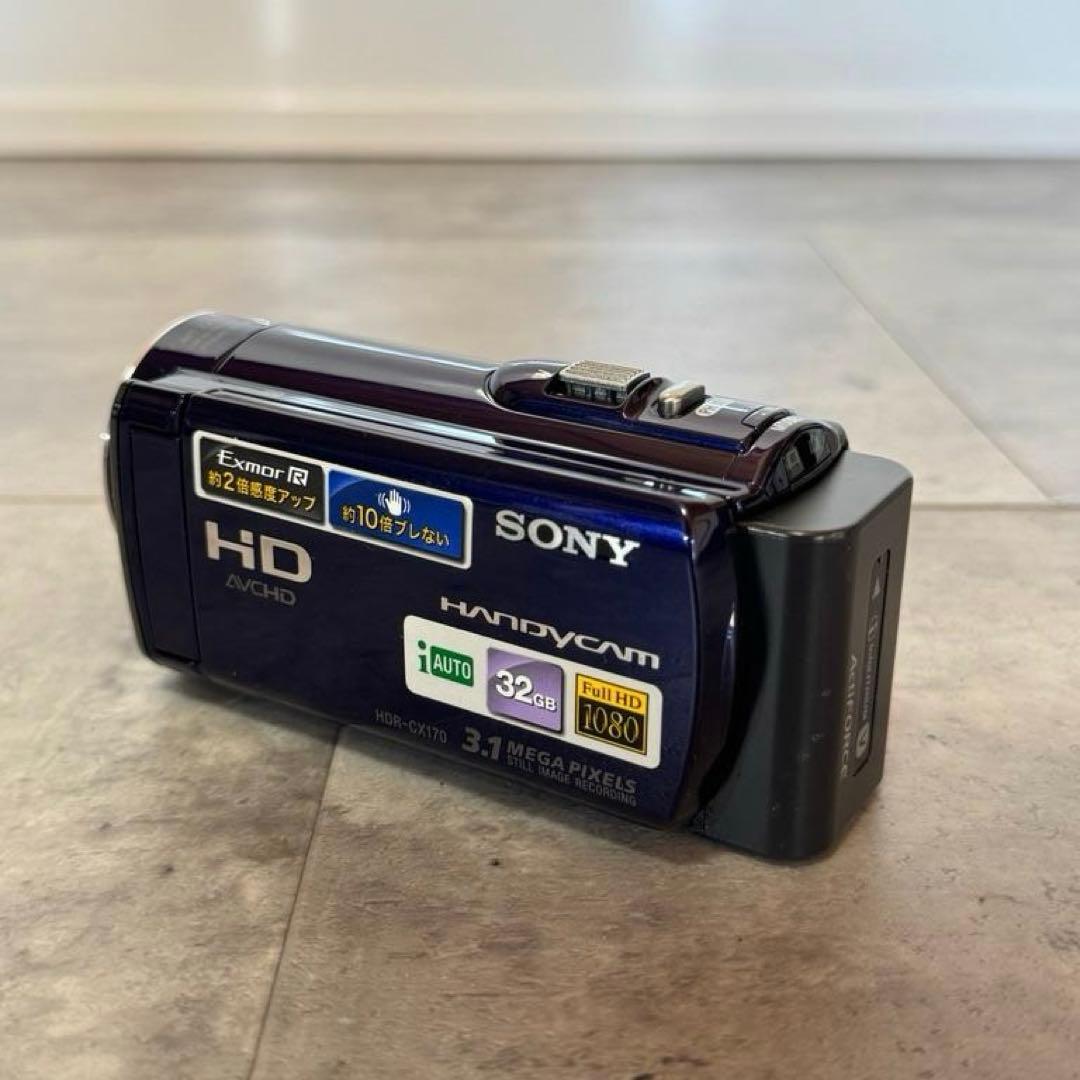 SONY HDR-CX170 ビデオカメラ　付属品あり