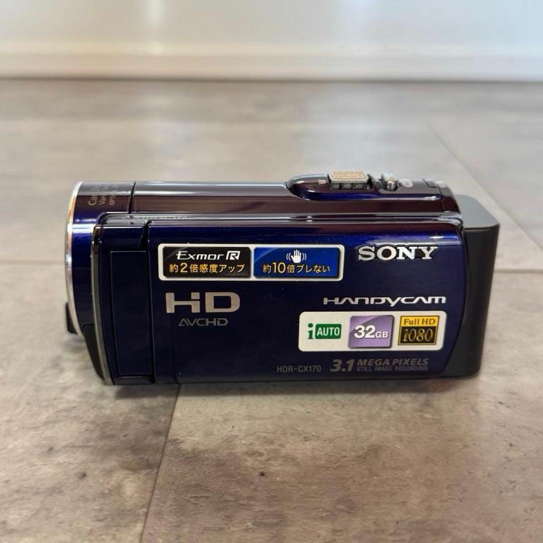 SONY HDR-CX170 ビデオカメラ　付属品あり