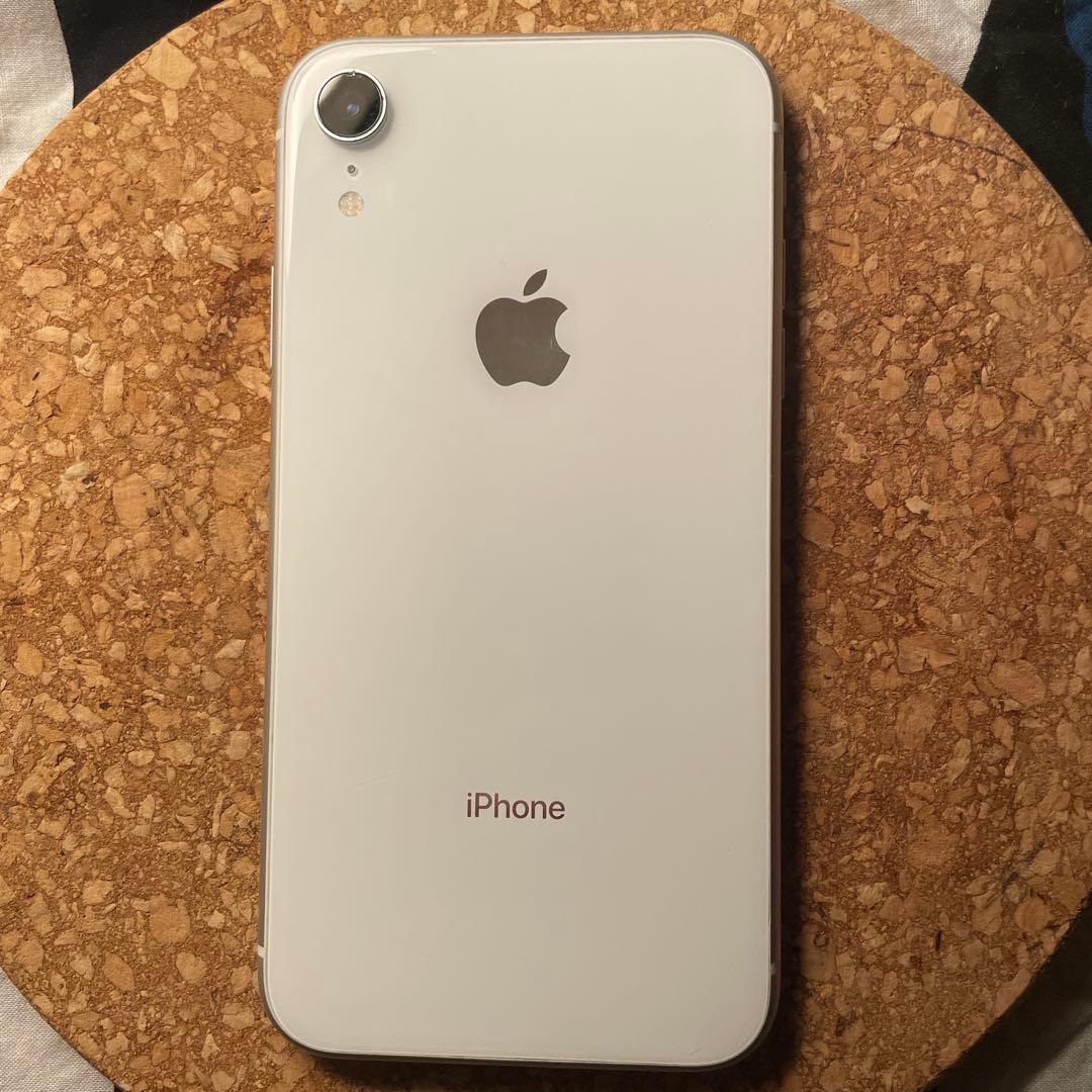 【美品】iPhone XR 128GB SIMフリー　ホワイト