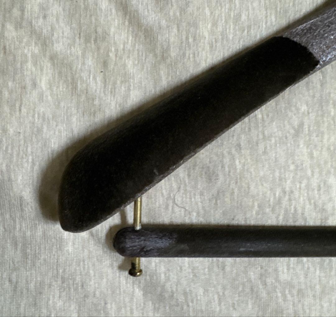 マイネッティ, コートハンガー, ダークブラウン, 肩幅: 43cm, 5本