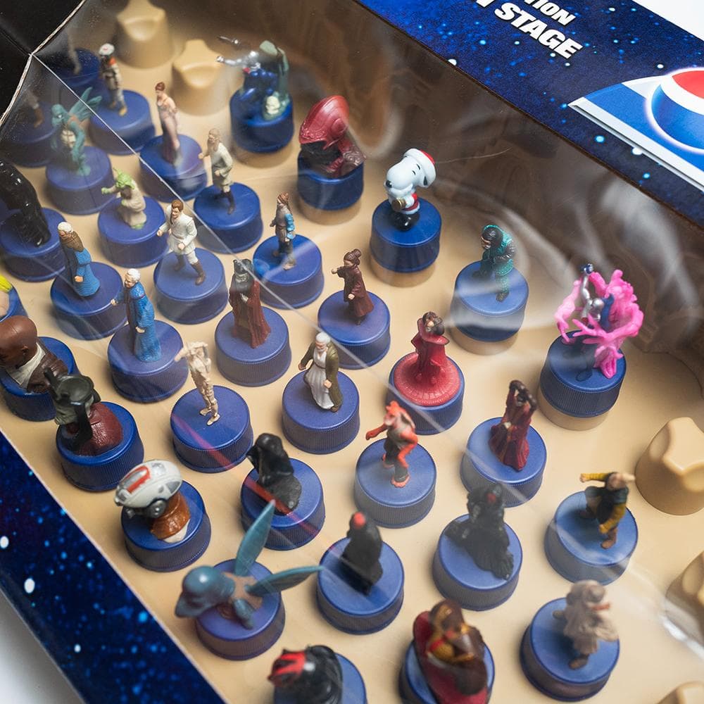 スターウォーズ エピソード1ボトルキャップ 限定コレクションステージ付き