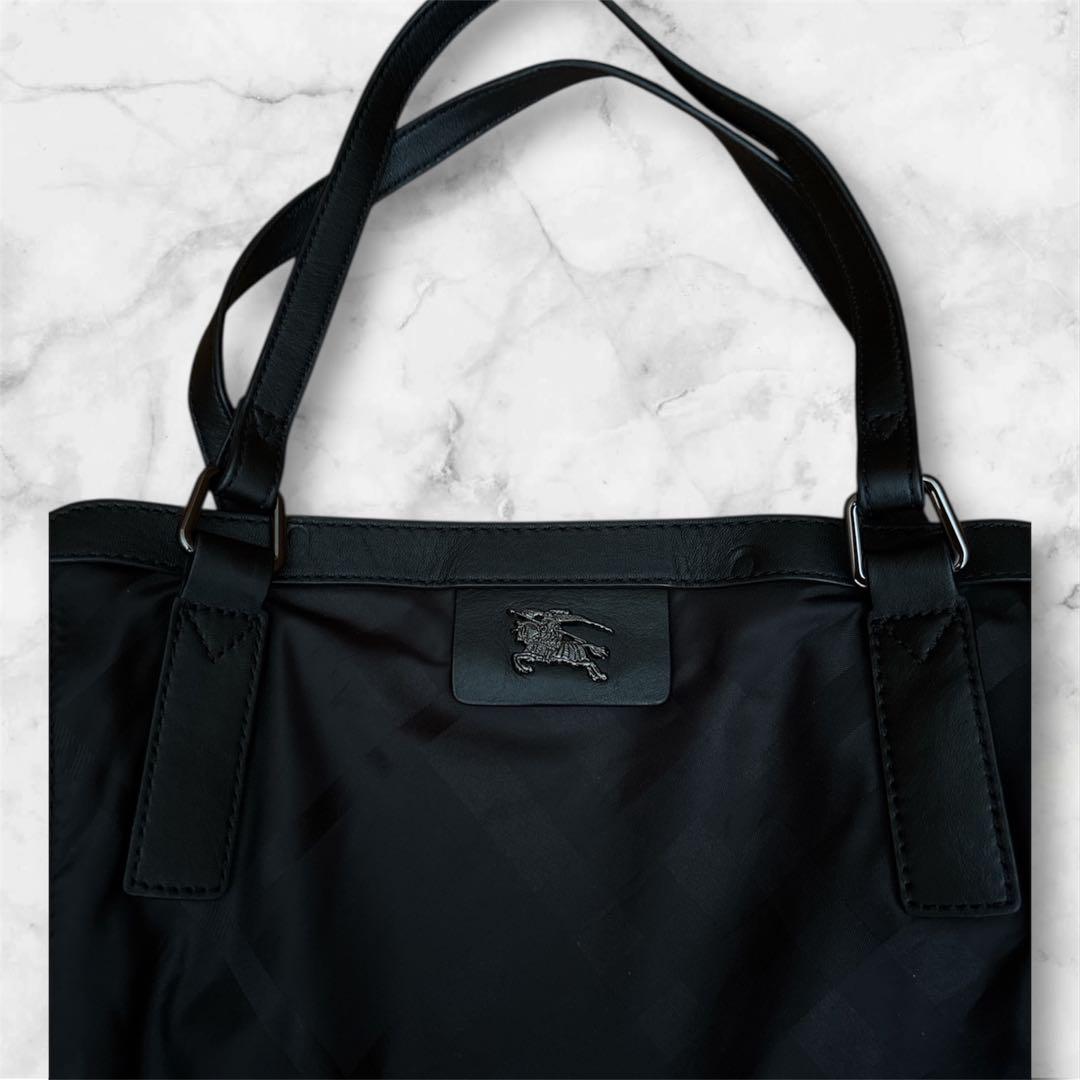 最終お値下げ☆未使用品☆バーバリーブラックレーベルトートバッグ　A4サイズ