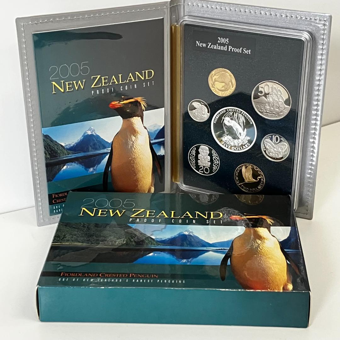 フィヨルドランドペンギン ニュージーランドプルーフセット 2005年発行