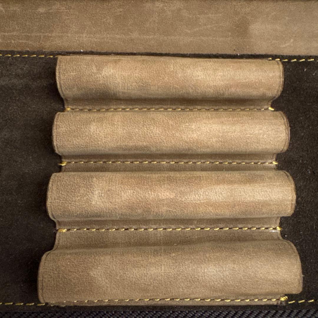 今堀　バハギア　ラウンドジップペンケース　クレイジーホース