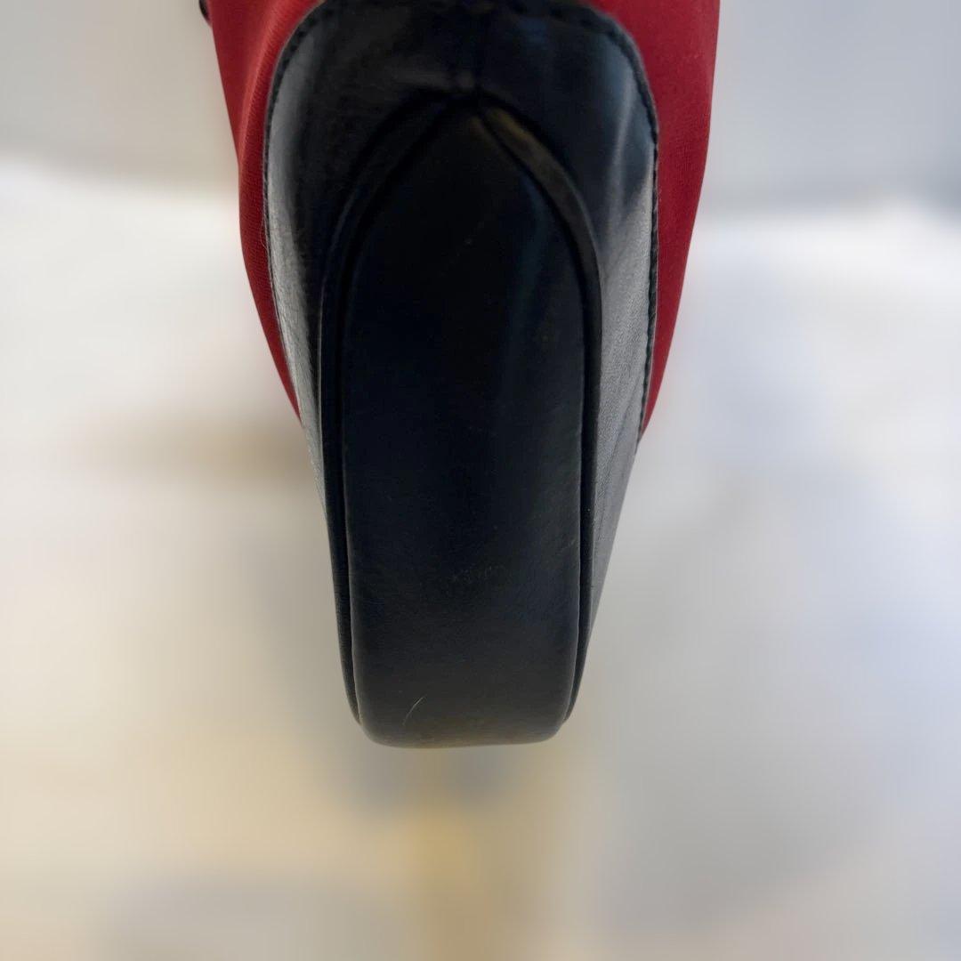 GUCCI グッチ ジャッキー ワンショルダーバッグ 赤×黒