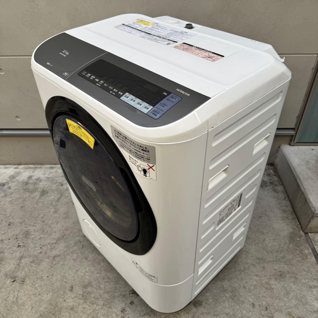 32⭐️2018年製★日立　ドラム式洗濯機　12KG 熱乾燥6KG 大容量　大型