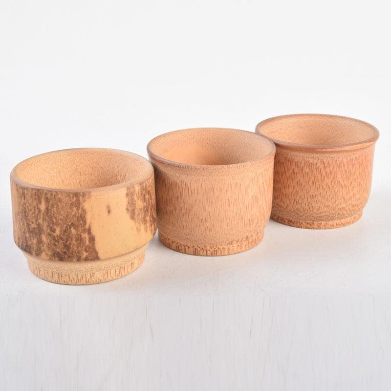 和食器　古竹製　盃　九客　C　8723