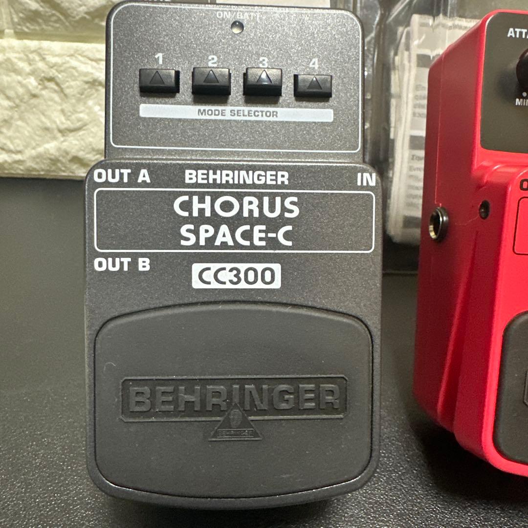 美品　Behringer ギターエフェクター2点セット　元箱付き
