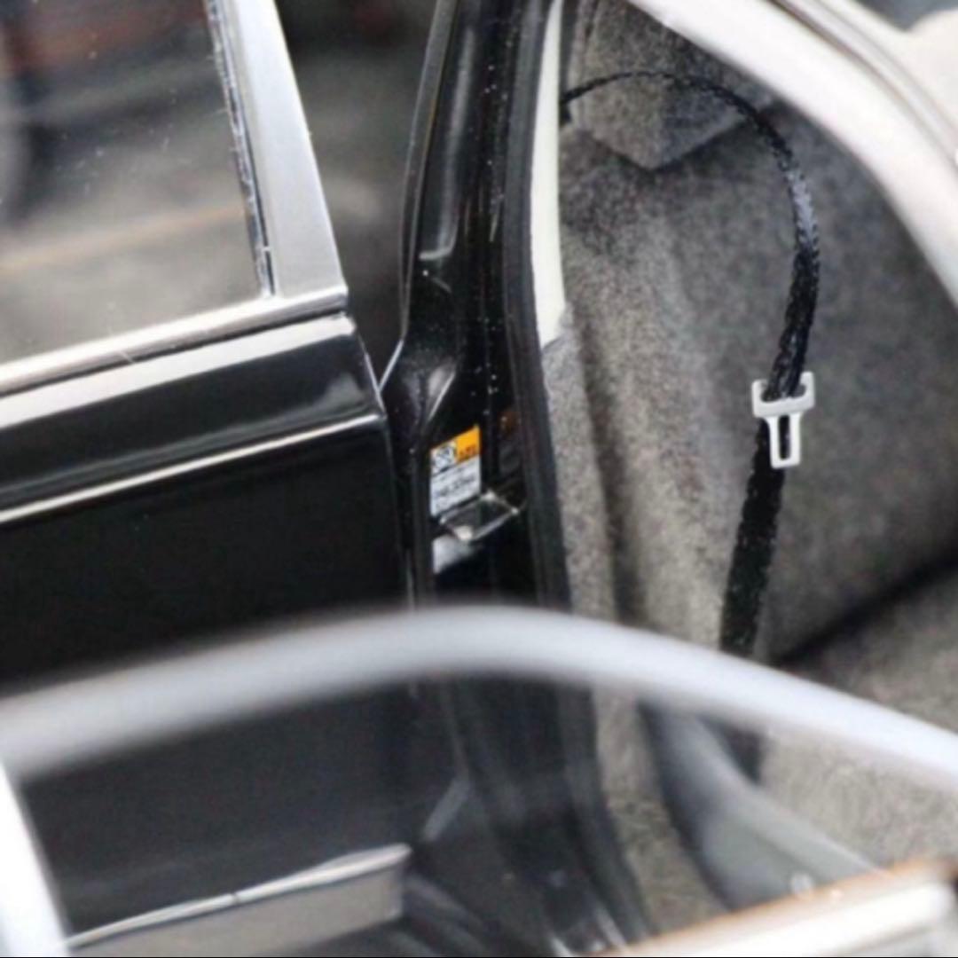 LCD製 1:18 トヨタ センチュリー 合金製フルオープンモデルカー　ブラック