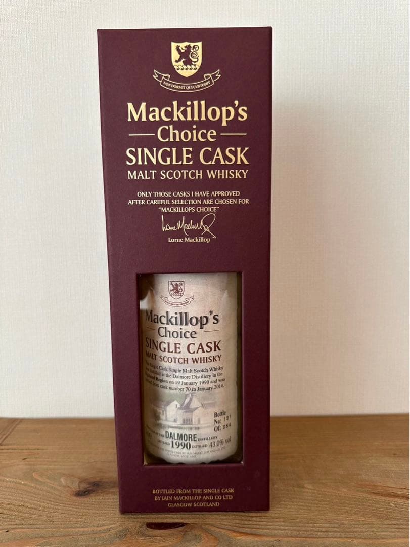 Mackillop's choice Dalmore ダルモア 1990