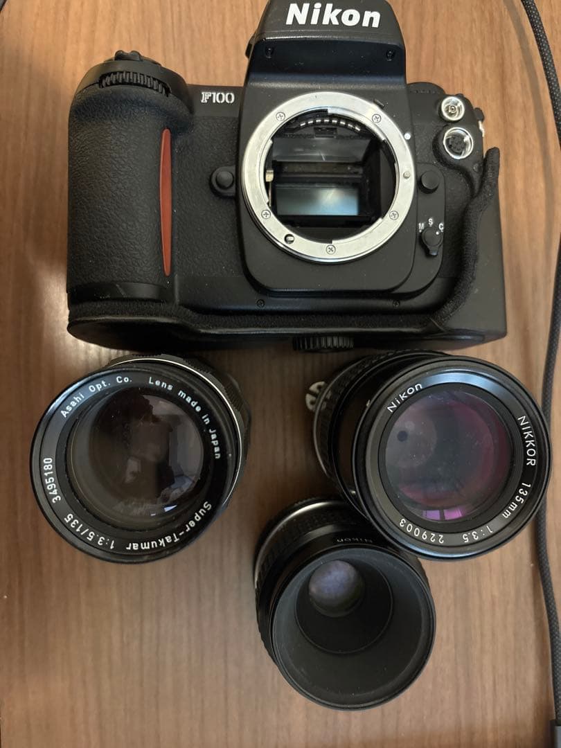 【動作未確認・ジャンク】ニコン ペンタックスf100 135mm 55mm