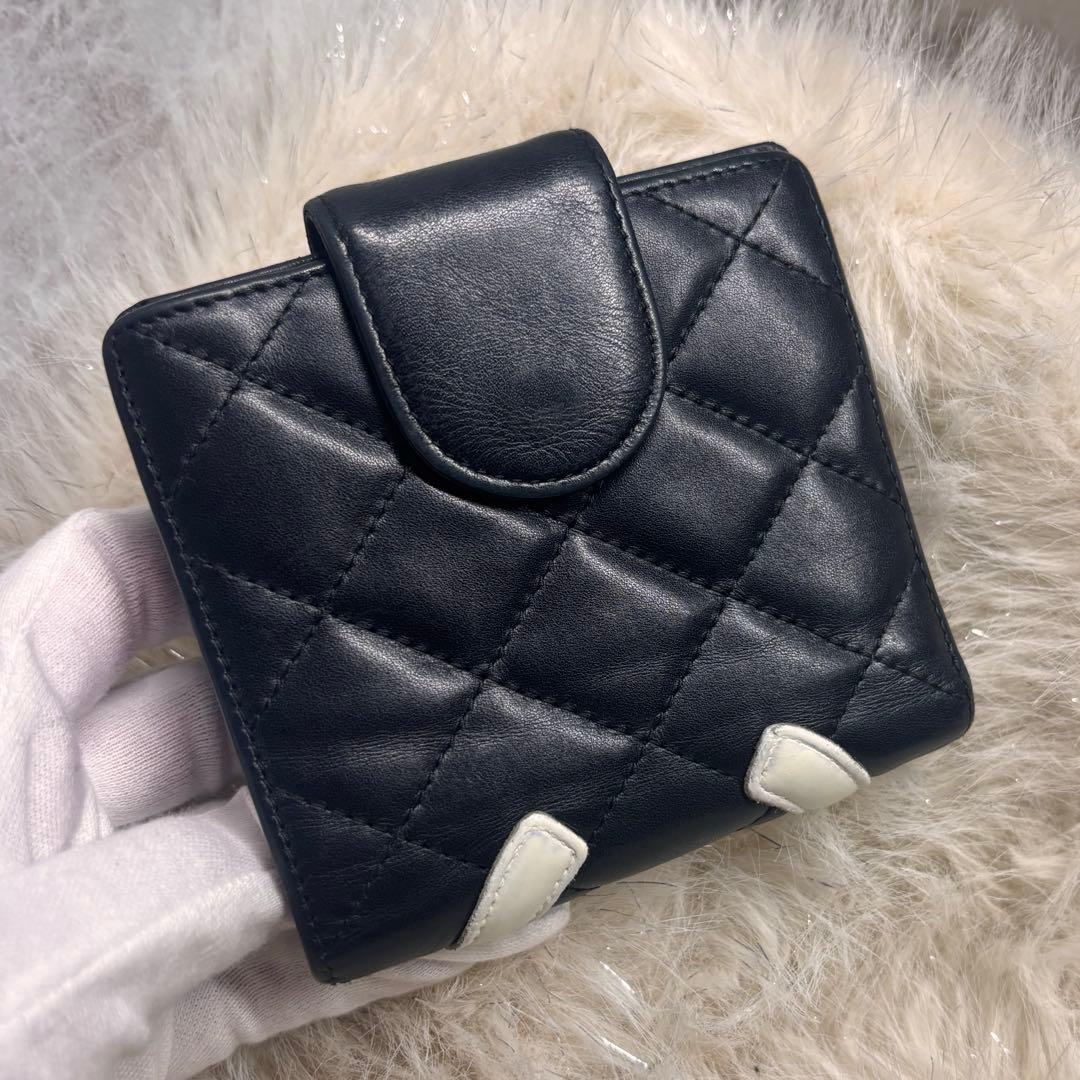 ❤️ シャネル　二つ折り財布　カンボンライン　マトラッセ