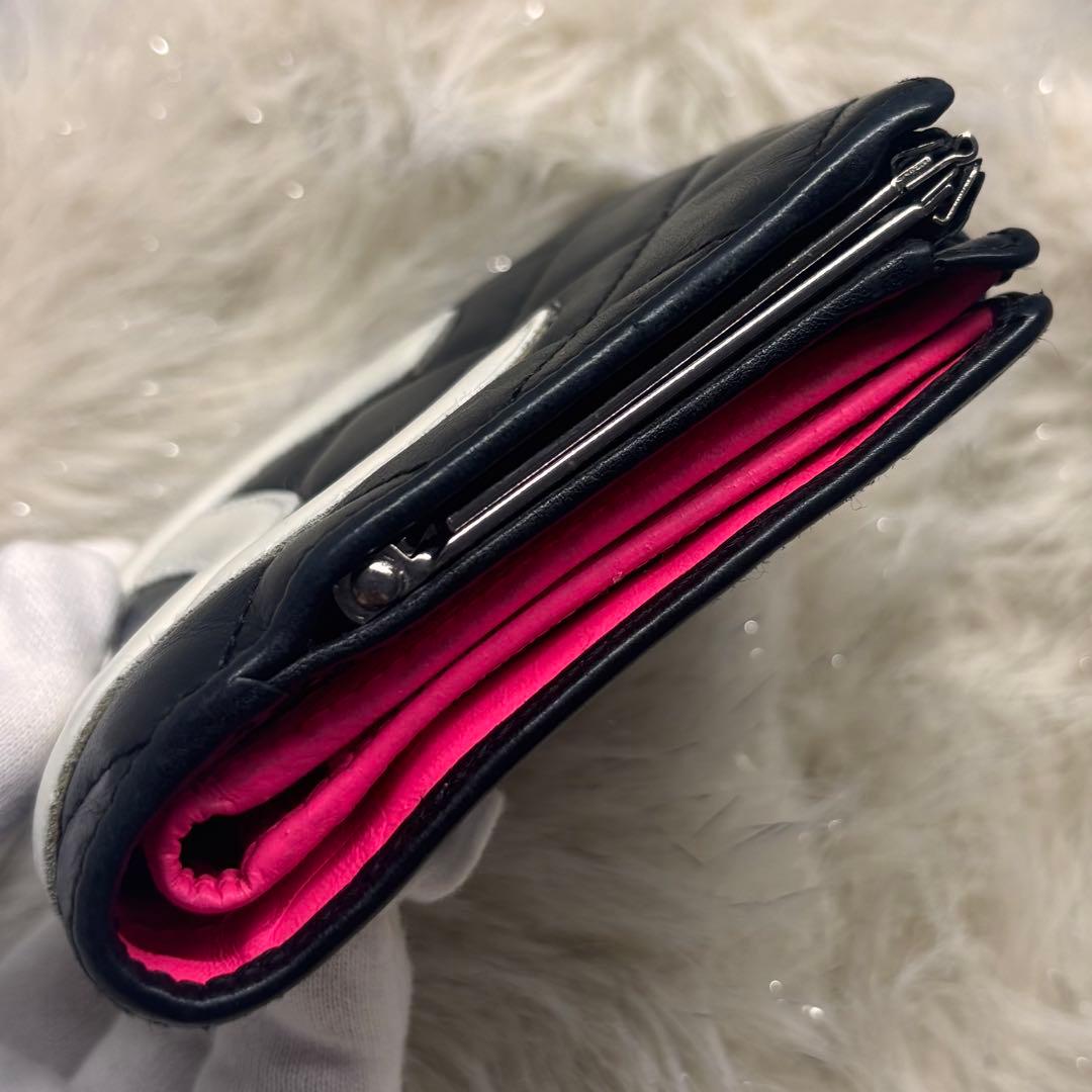 ❤️ シャネル　二つ折り財布　カンボンライン　マトラッセ