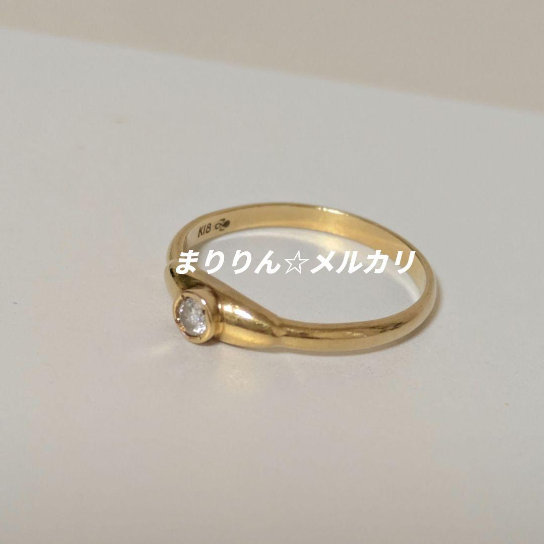 K18 ダイヤモンドリング ジュエリーマキ