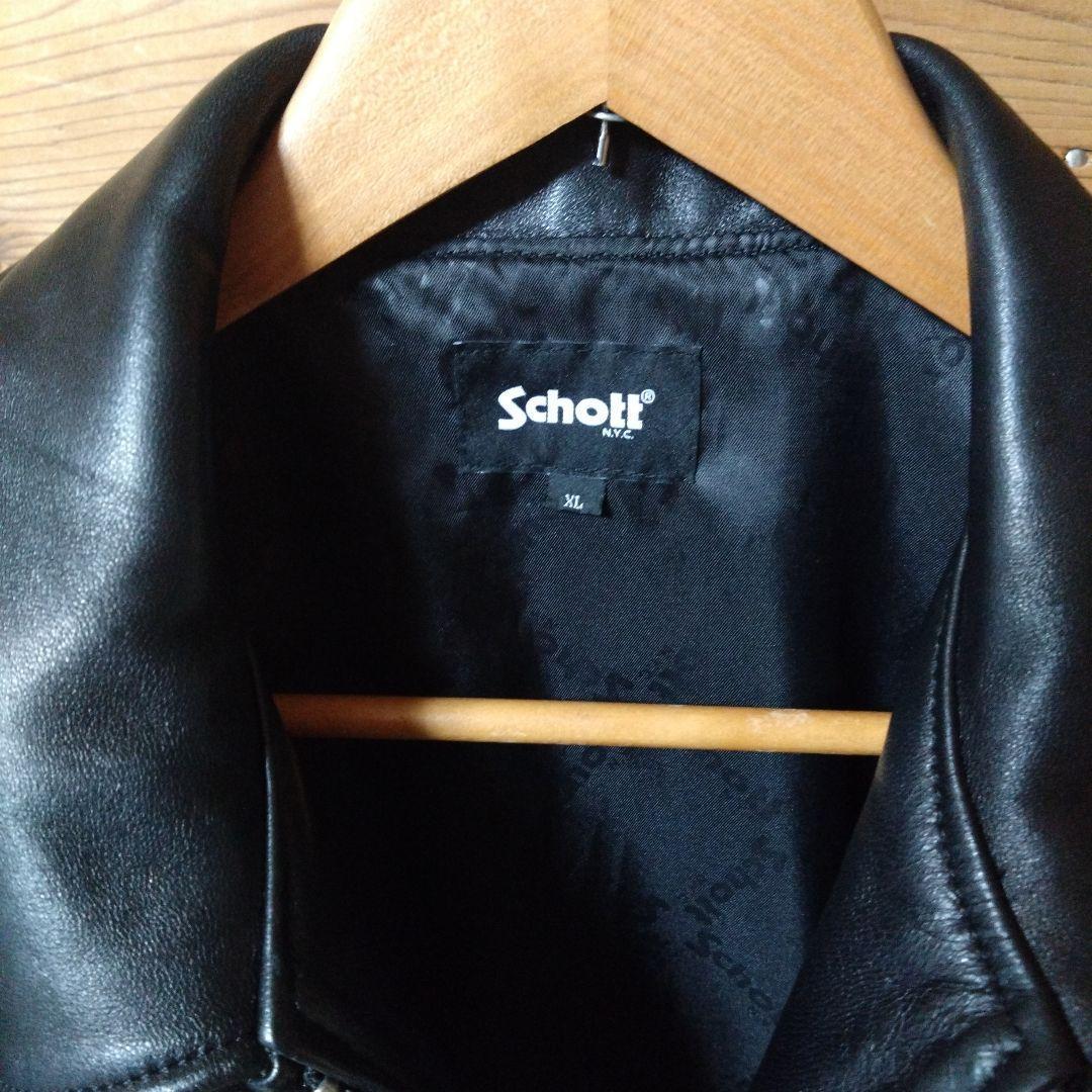 Schott レザートラッカージャケット XL SHEEP LEATHER