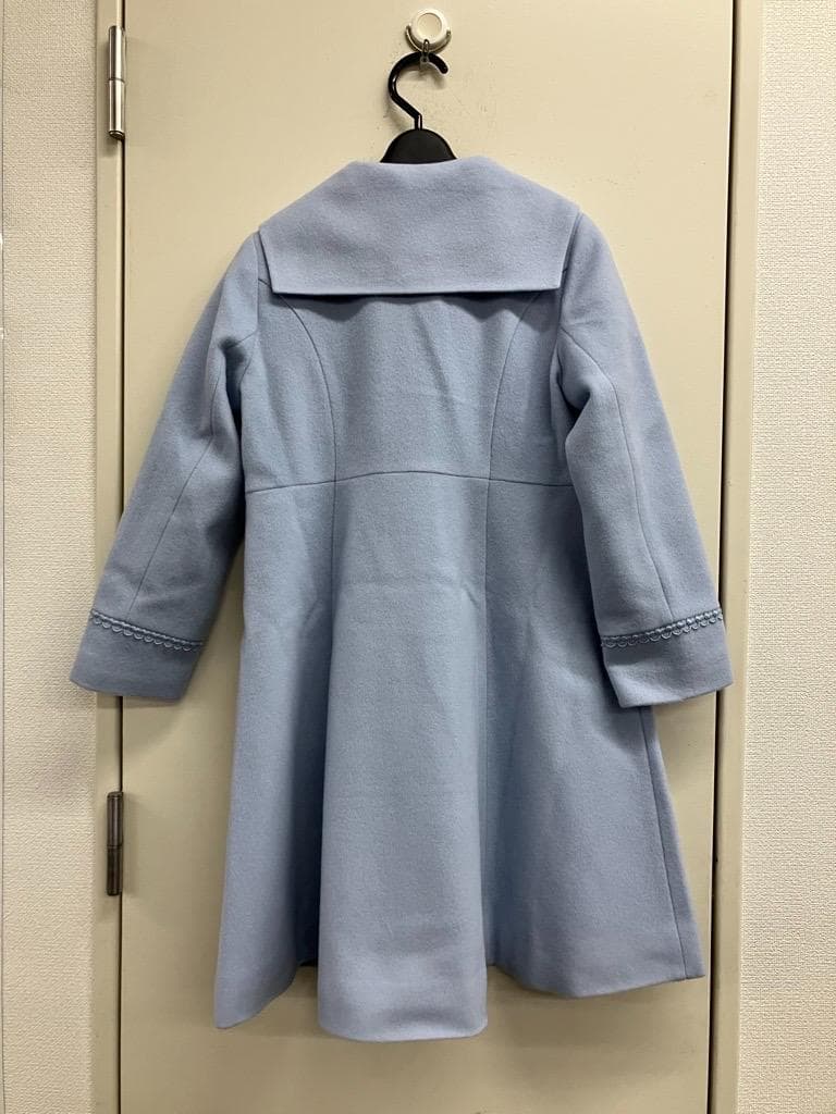 MezzoPiano　リボンカラー ウールコート140㎝