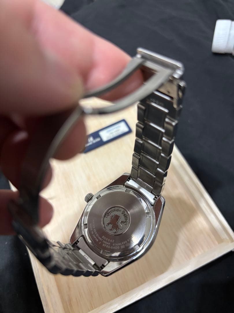 Grand Seiko ブラック 腕時計　SBGP003