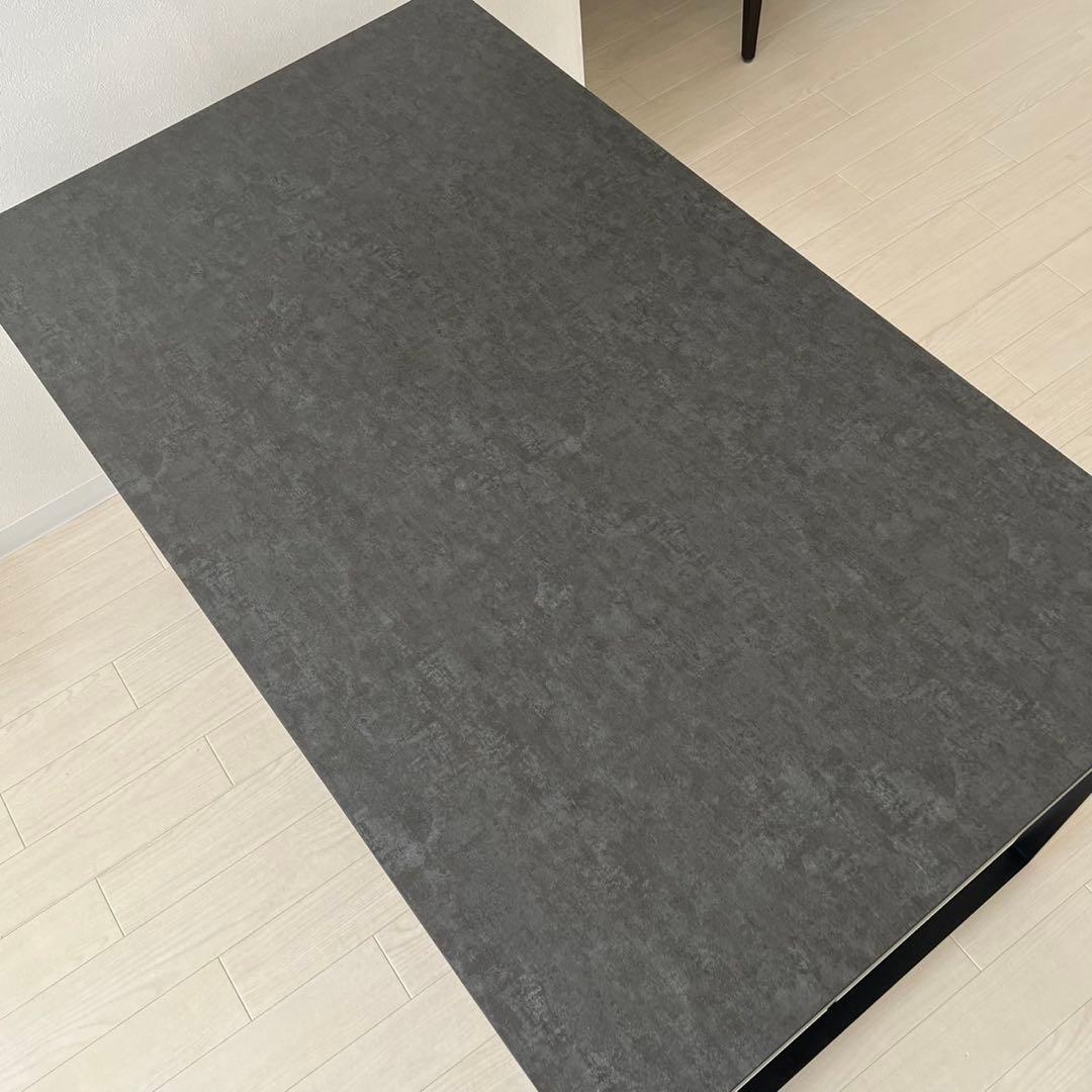 ニトリ　デスク　グレー　ダイニングテーブル