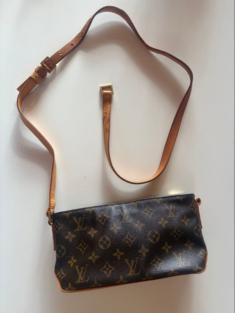 【訳あり品】ルイ・ヴィトン モノグラム トロターショルダーバッグ
