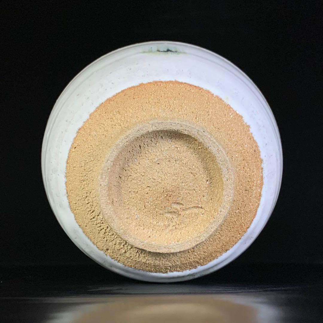 【中里重利 作】唐津焼 『斑唐津』 茶碗 共布 共箱 栞 陶歴