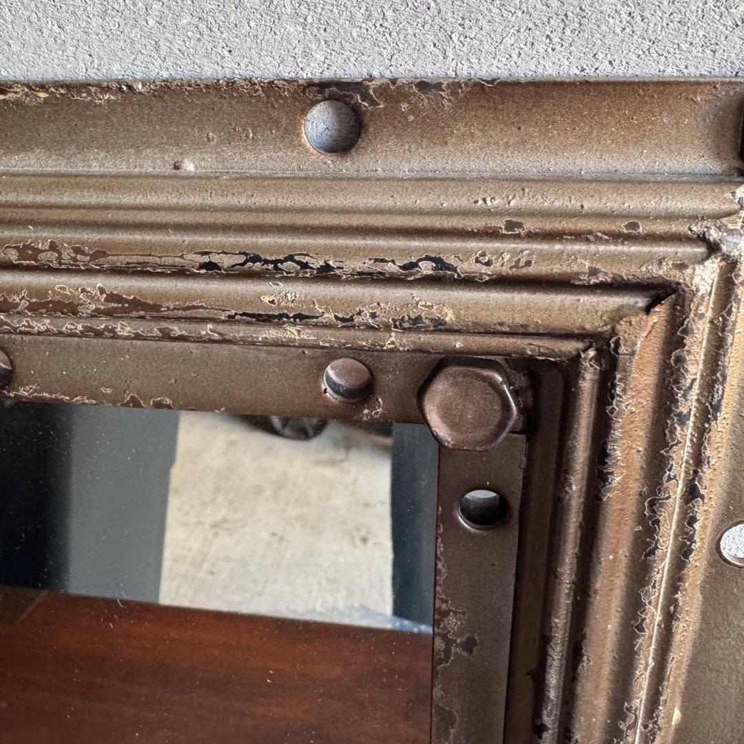 廃盤　DULTON インダストリアルミラー　鏡　ヴィンテージ　アンティーク　男前