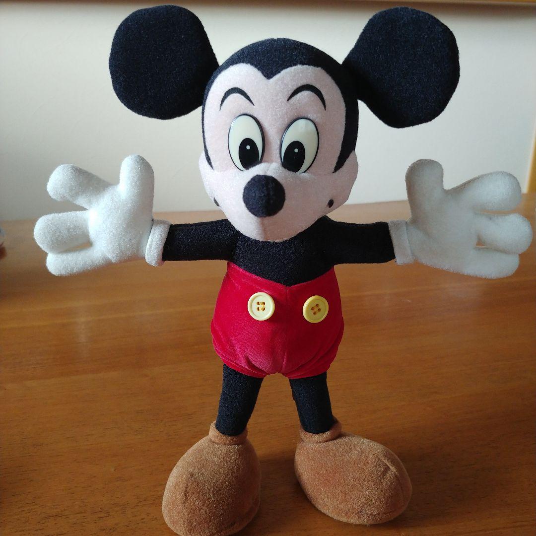昭和レトロ　ミッキーマウス　人形　ぬいぐるみ　レア