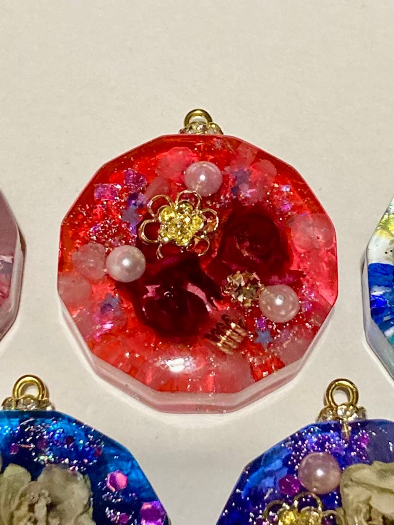 《専用》ハンドメイドネックレス　オルゴナイト　5点