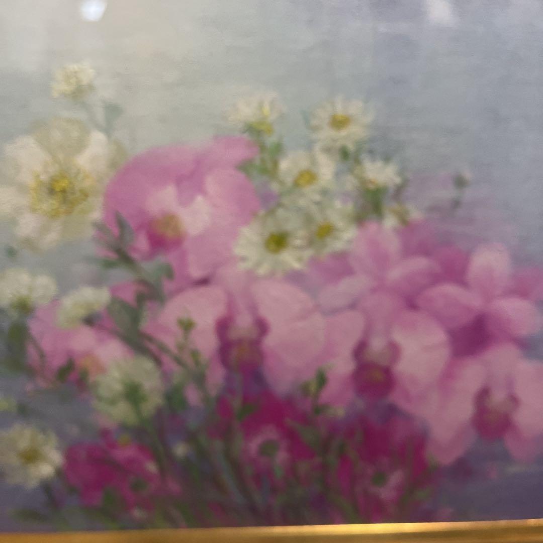 磯部晶子　朝の光　f6油絵