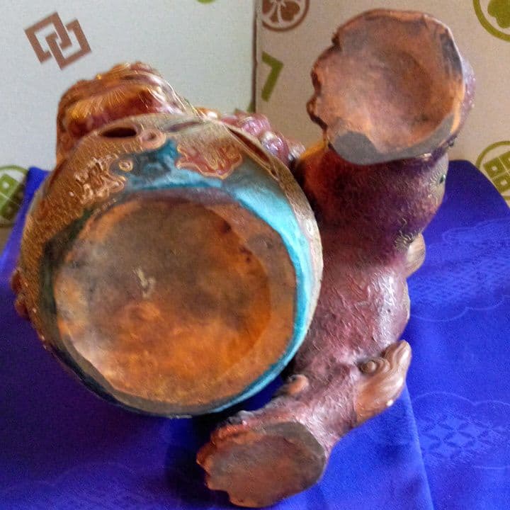 古九谷焼唐獅子珍品無傷