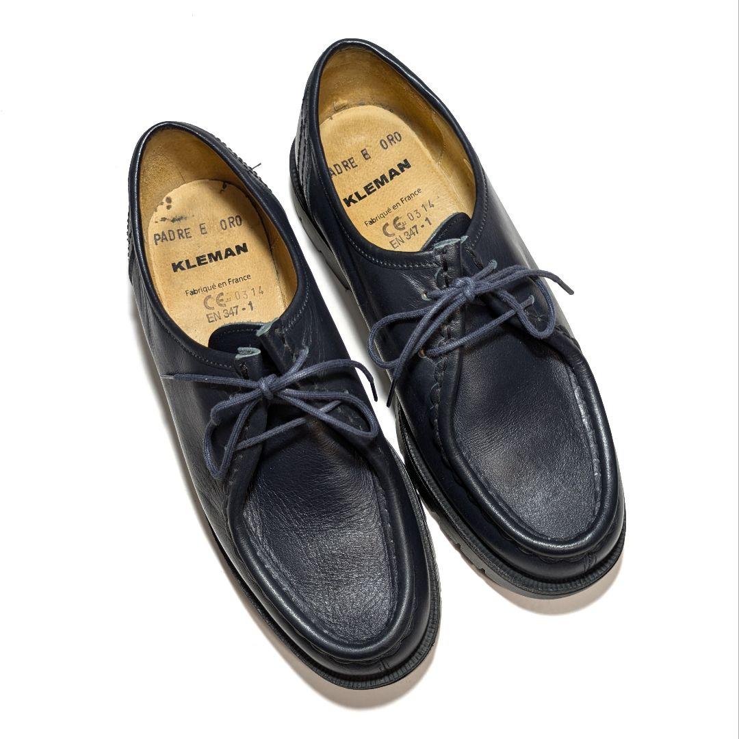 KLEMANクレマン41パドレ26㎝チロリアンシューズ ネイビー