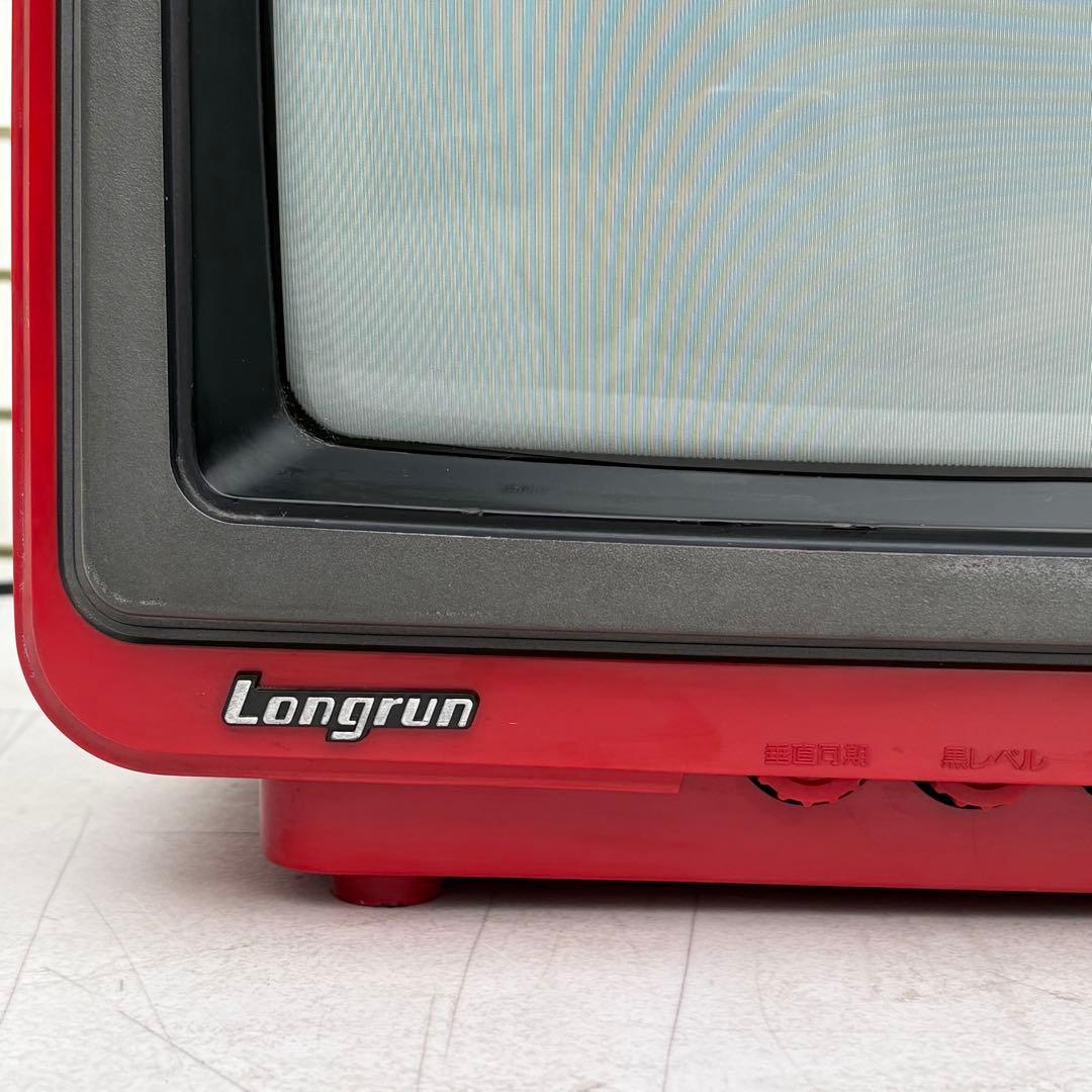 1978年製■昭和レトロ■SHARP ブラウン管テレビ　CT-1405R 赤色