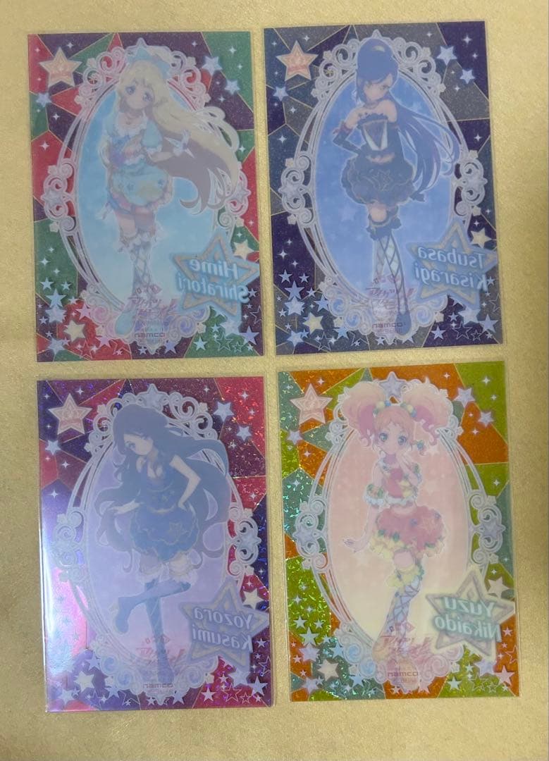 【130】アイカツスターズ　グリッターガラポン　S4クリアカードセット　白鳥ひめ