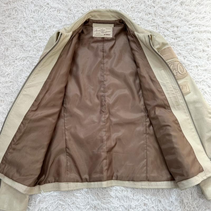 AVIREX レザージャケット 1975 MOTOR CYCLE やぎ革