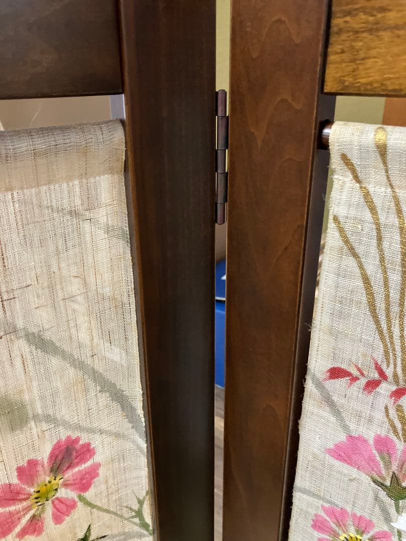 ミッチーページ:屏風、京友禅作家中村勝雲氏作