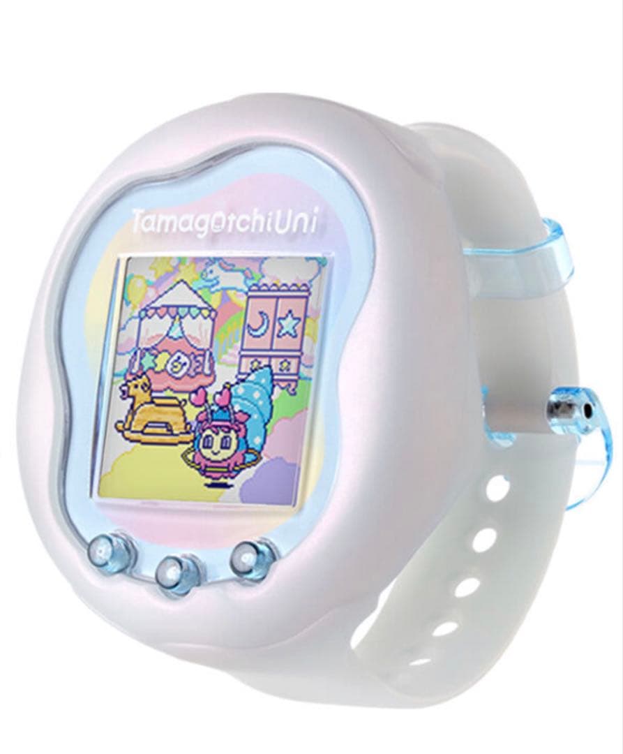 たまごっちユニ　プリズムホワイト　uni prism white