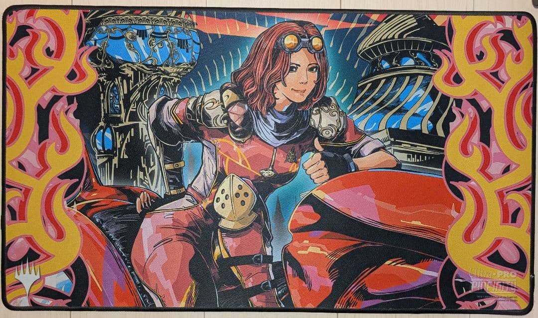 【未使用】灯を追う者、チャンドラ　プレイマット