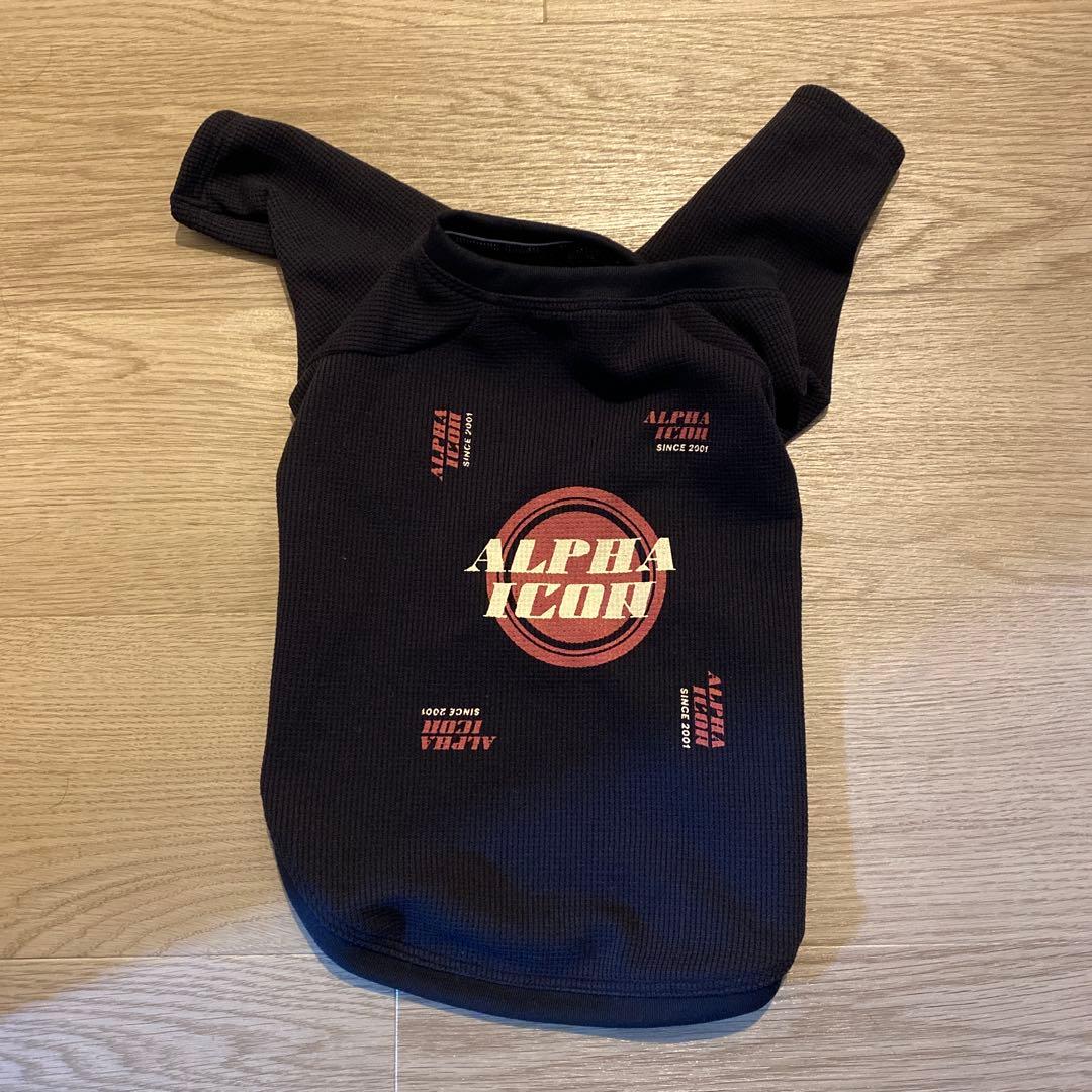 ALPHA ICON ブラック犬服 LLサイズ アルファアイコン
