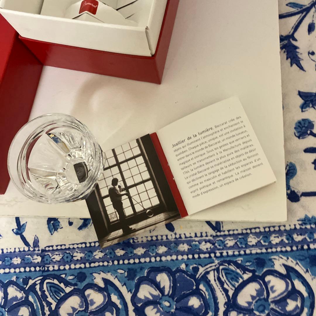 バカラ　Baccarat グラス　赤い箱入り