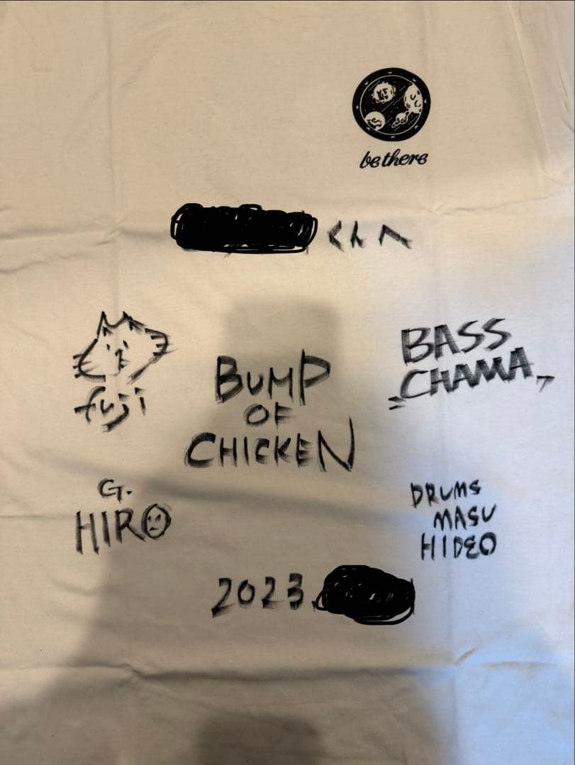 (最終値下)BUMP OF CHICKEN サイン入りTシャツ
