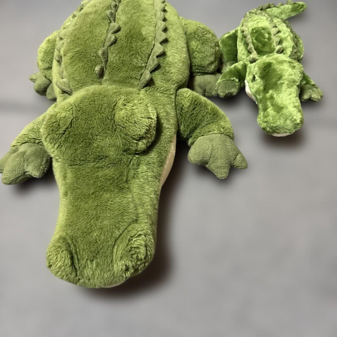 カッコいい　ワニの親子ぬいぐるみ　セット販売用　AURORA