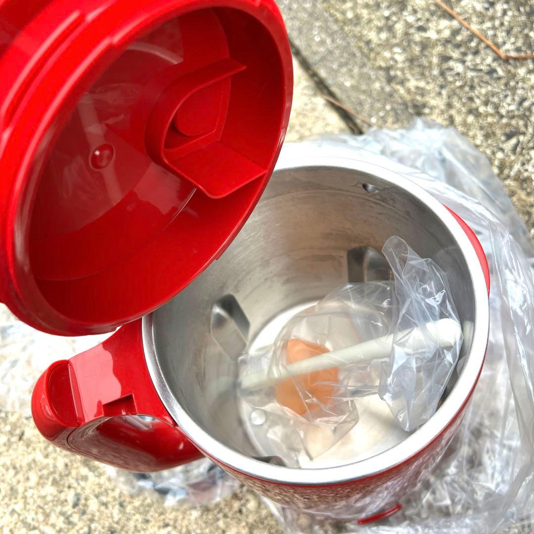 ソイリッチ SOY RICH 完全豆乳メーカー レッド レシピブック付き