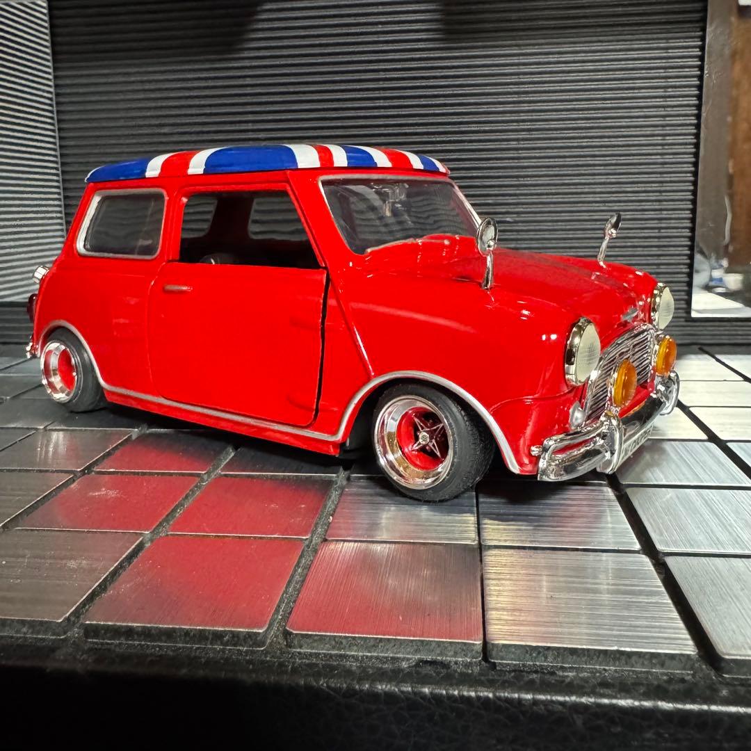 1/18 ミニカー MOTOR MAX ミニクーパー(カスタム仕様)