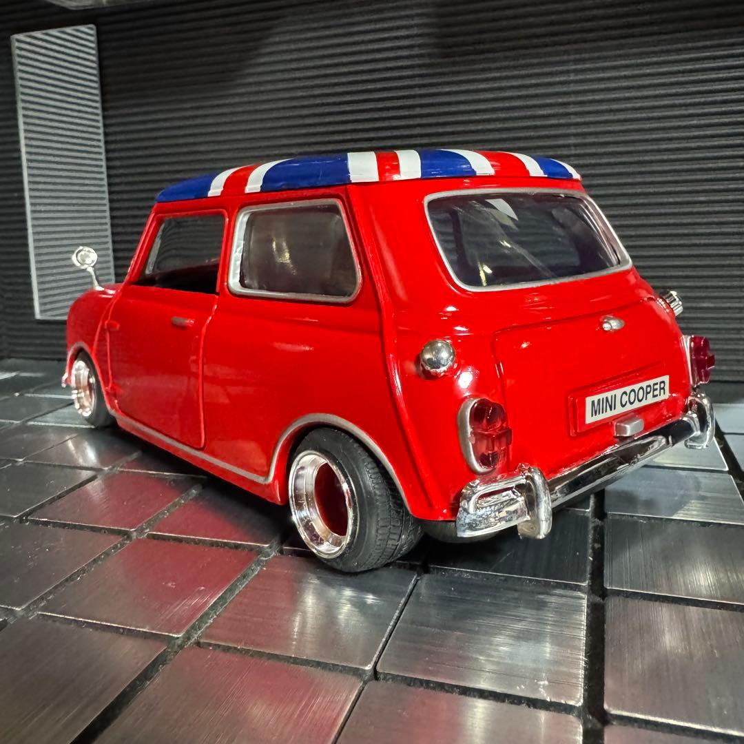 1/18 ミニカー MOTOR MAX ミニクーパー(カスタム仕様)
