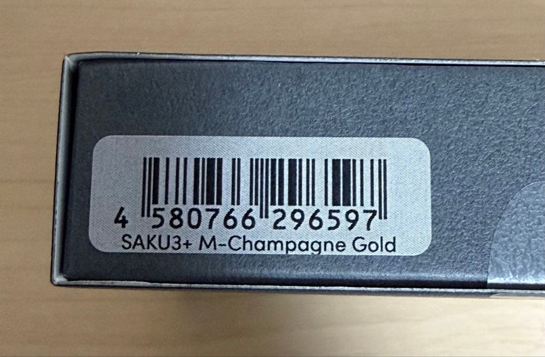 moku 小さく薄い財布SAKUver.3 plusメタリックシュリンクゴールド