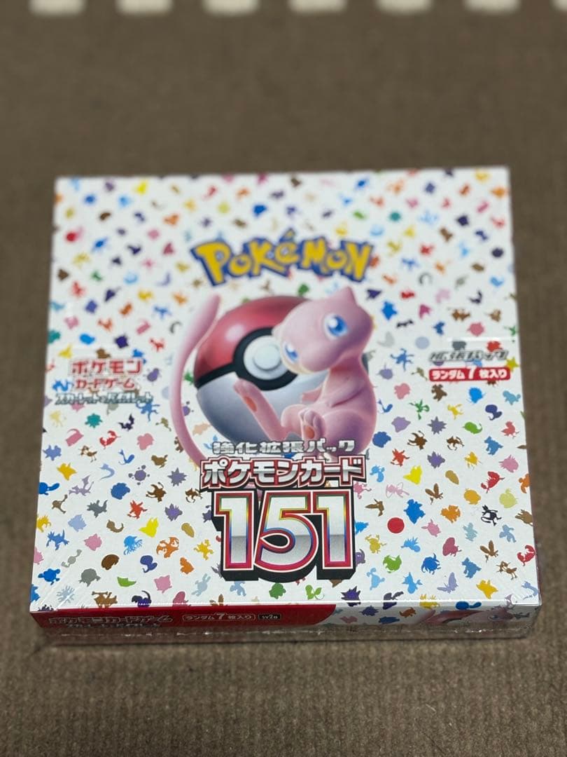 ポケモンカード151 シュリンク付き 1BOX