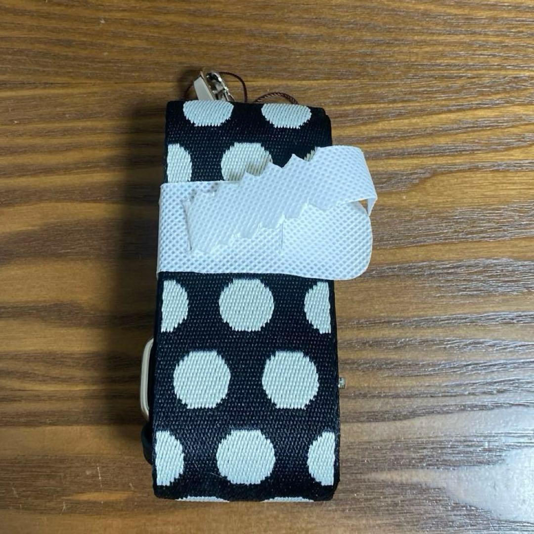 BEARDSLEY ショルダーベルト(ブラック、ドット)